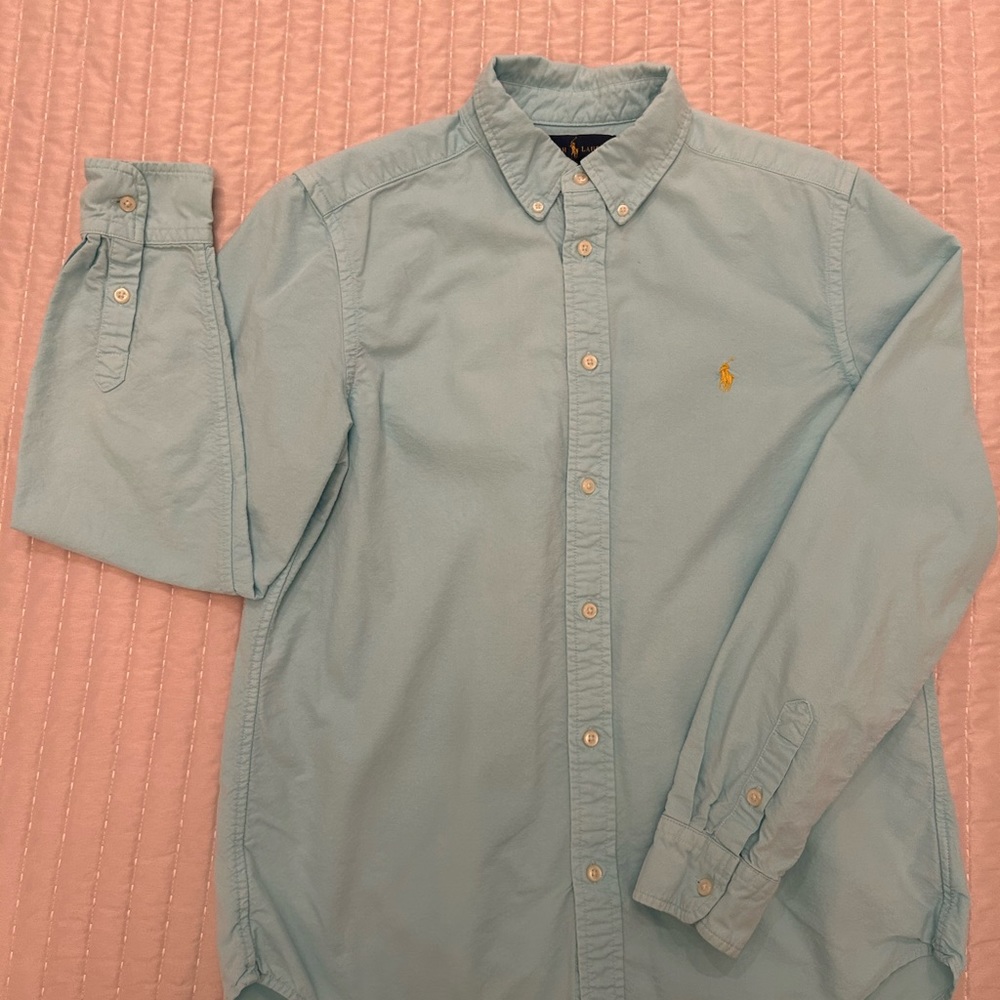 Boys long sleeve Ralph Lauren button-up shirt
